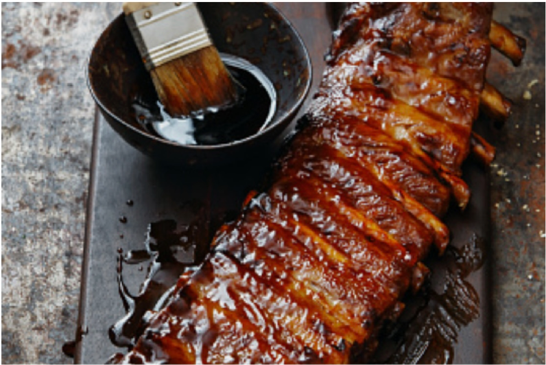 Barbecued Ribs with Sweet Tomato Jam