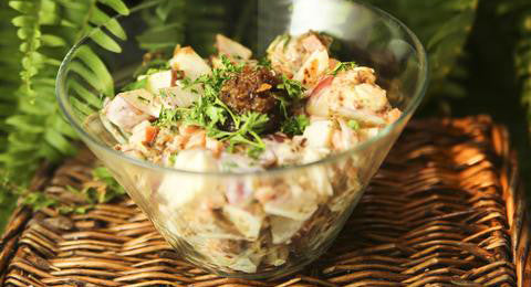 Amish Style Bacon Potato Salad Recipe